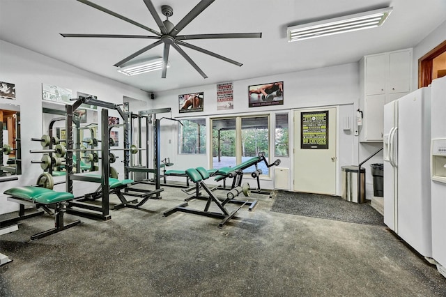 1210 Gordonville Rd, Gordonville, TX 76245 - exercise room with visible vents