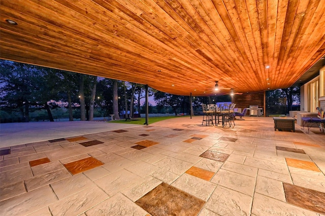 1210 Gordonville Rd, Gordonville, TX 76245 - view of patio / terrace with outdoor dining area