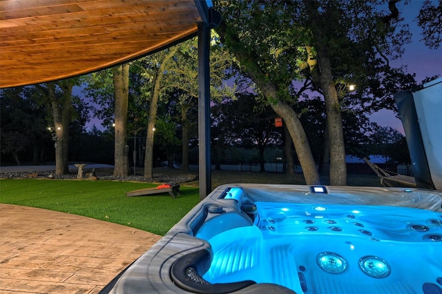 1210 Gordonville Rd, Gordonville, TX 76245 - exterior space with a hot tub