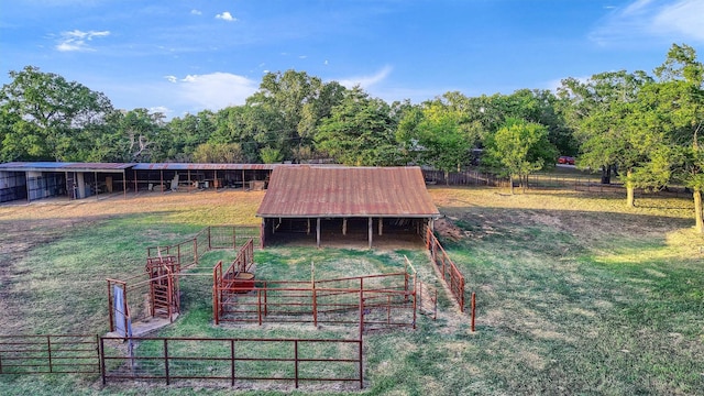 1210 Gordonville Rd, Gordonville, TX 76245 - view of yard featuring an outdoor structure and an exterior structure