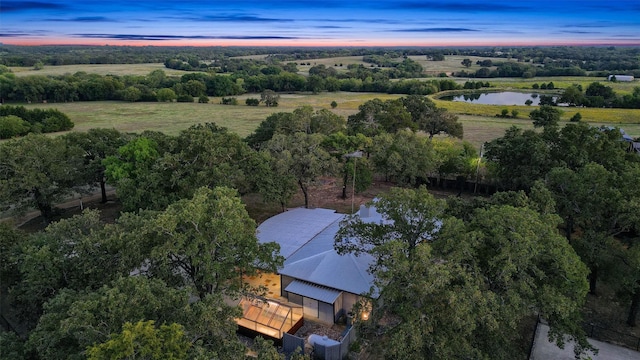 1210 Gordonville Rd, Gordonville, TX 76245 - bird's eye view with a water view