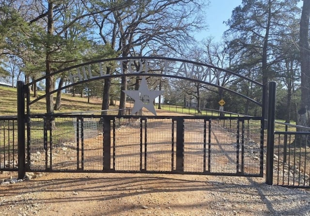 1210 Gordonville Rd, Gordonville, TX 76245 - view of gate featuring fence