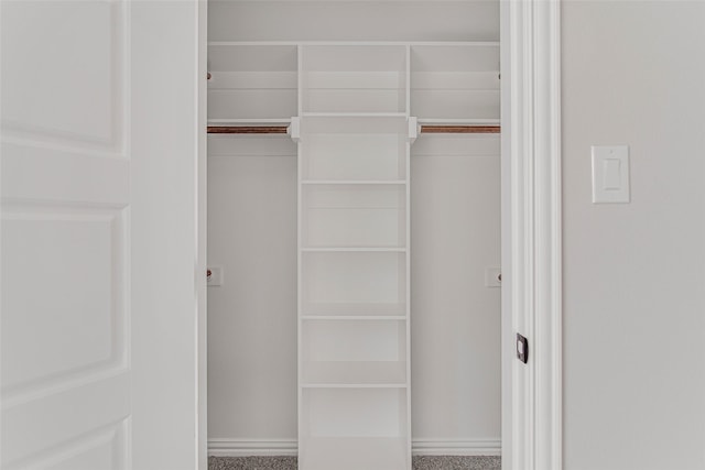 view of closet