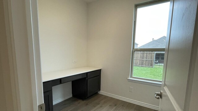 4165 Plateau Dr, Forney, TX 75126 - unfurnished office featuring baseboards and light wood finished floors