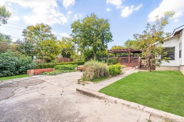 view of yard