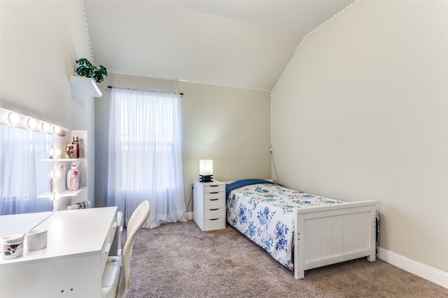 5928 Dunnlevy Dr, Fort Worth, TX 76179 - carpeted bedroom with baseboards and lofted ceiling