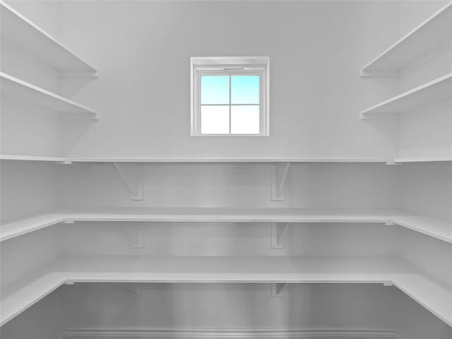 view of storage area