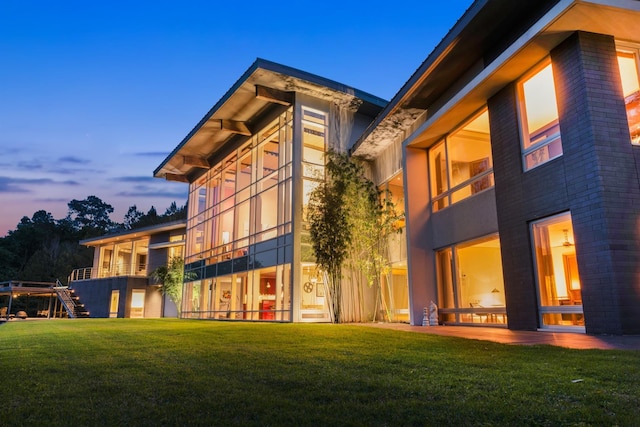613 Moore Rd, Elm Grove, LA 71051 - view of property at dusk
