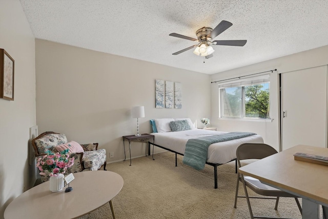 2700 Stonehaven Ct, Irving, TX 75038 - carpeted bedroom featuring visible vents, a closet, and ceiling fan