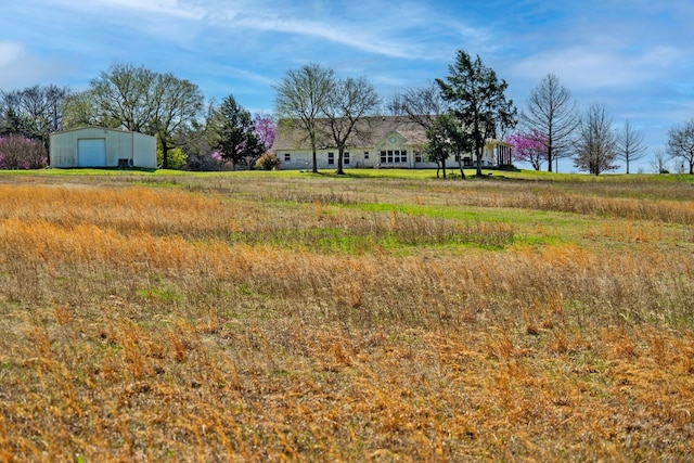 4489 E Fm 120, Denison, TX 75021 - view of yard with an outbuilding, a detached garage, and an outdoor structure