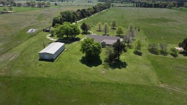 4489 E Fm 120, Denison, TX 75021 - bird's eye view featuring a rural view