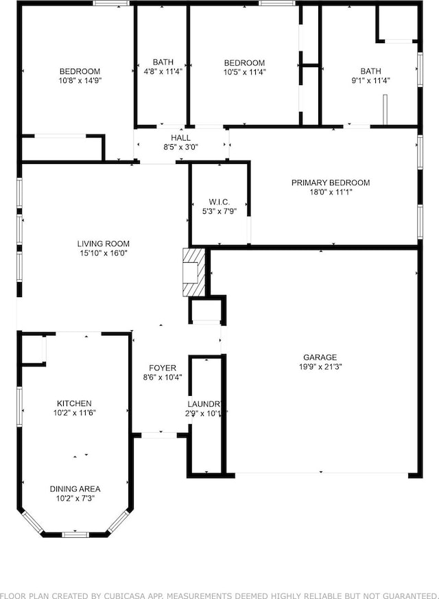 1028 Castle Top Dr, Fort Worth, TX 76052 - home floor plan