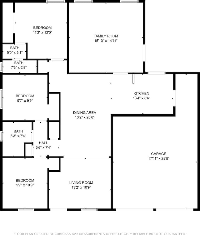 3816 Lauretta Dr, Fort Worth, TX 76119 - floor plan
