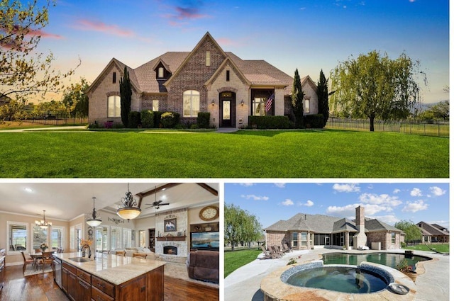 164 Bearclaw Cir, Aledo, TX 76008 - view of marketing collateral with multiple images