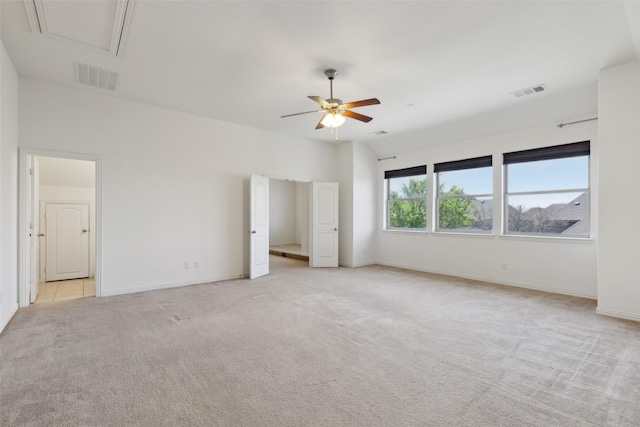 3612 Green Mountain Pl, Mckinney, TX 75070 - unfurnished bedroom with light carpet, baseboards, and ceiling fan