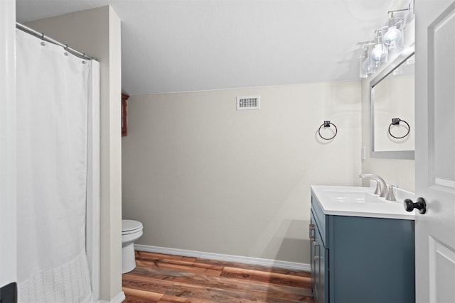 2357 S Branch Rd, Krum, TX 76249 - bathroom with vanity and wood finished floors