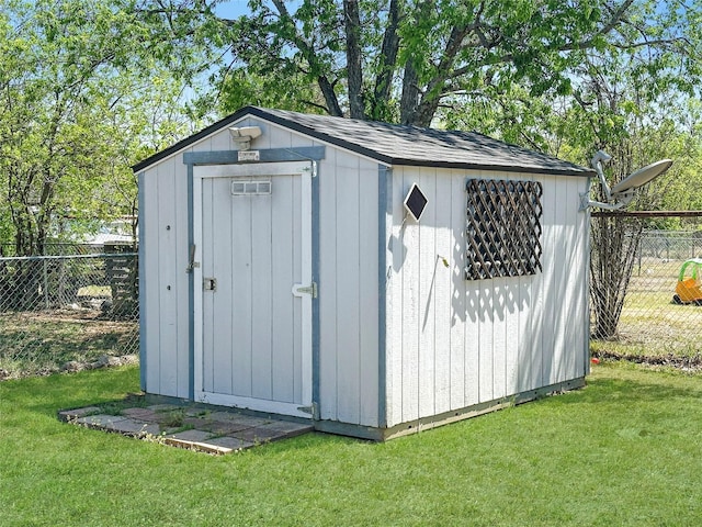 1700 4th St, Brownwood, TX 76801 - view of shed with fence