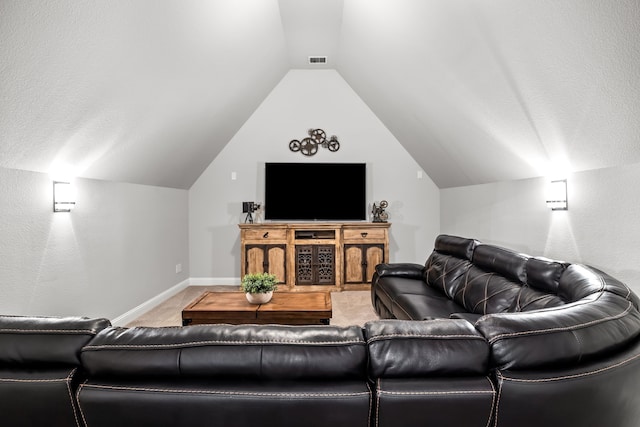 3510 Springbell St, Celina, TX 75009 - cinema featuring lofted ceiling and baseboards