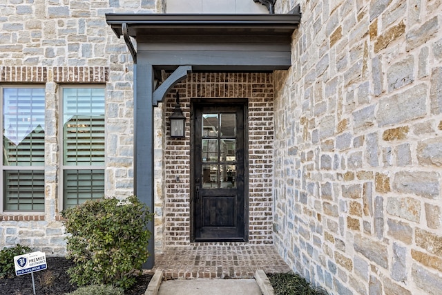 3510 Springbell St, Celina, TX 75009 - view of exterior entry with brick siding and stone siding