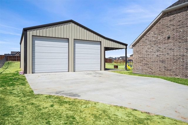 197 Spanish Moss Trl, Rhome, TX 76078 - view of detached garage