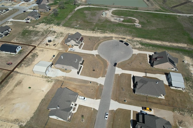 aerial view featuring a residential view