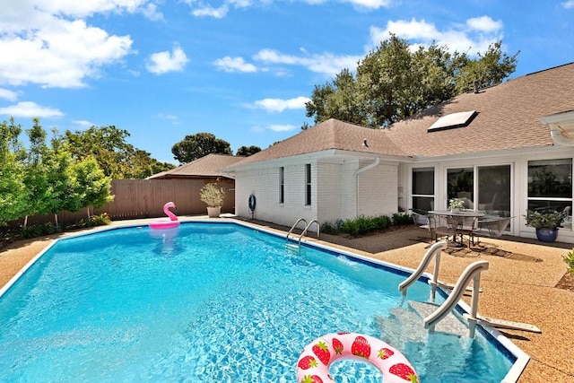 3509 Appalachian Ct, Plano, TX 75075 - view of swimming pool featuring a fenced backyard