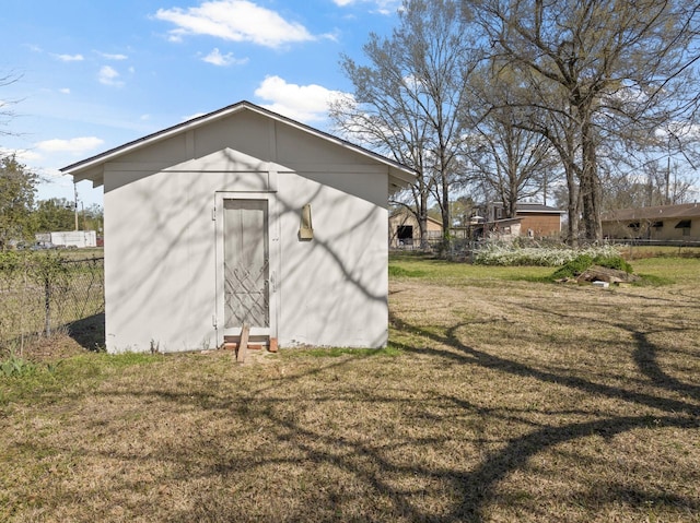 609 E Main, Omaha, TX 75571 - view of shed featuring fence