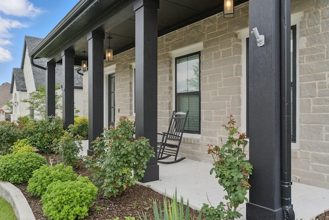 2205 Sandrellan St, Fort Worth, TX 76008 - property entrance with covered porch
