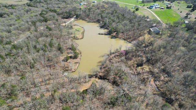 372 Private Road 123, Savoy, TX 75479 - aerial view with a water view