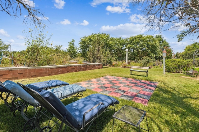 7388 Wilderness Way, Weatherford, TX 76085 - view of home's community featuring a lawn and a patio area