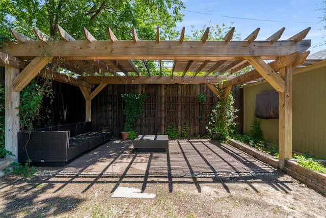 422 S Winnetka Ave, Dallas, TX 75208 - view of patio featuring a pergola