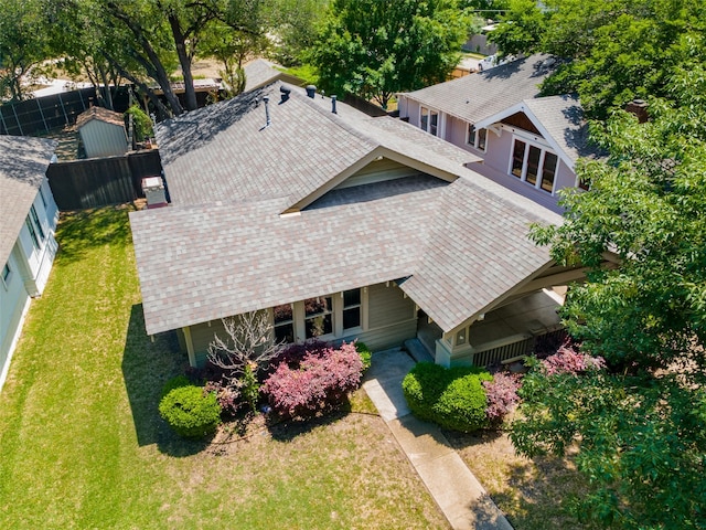 422 S Winnetka Ave, Dallas, TX 75208 - view from above of property