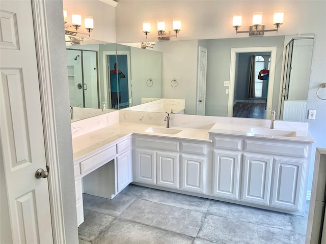 4726 Steeple Chase Ln, Rockwall, TX 75032 - full bath with a stall shower and double vanity