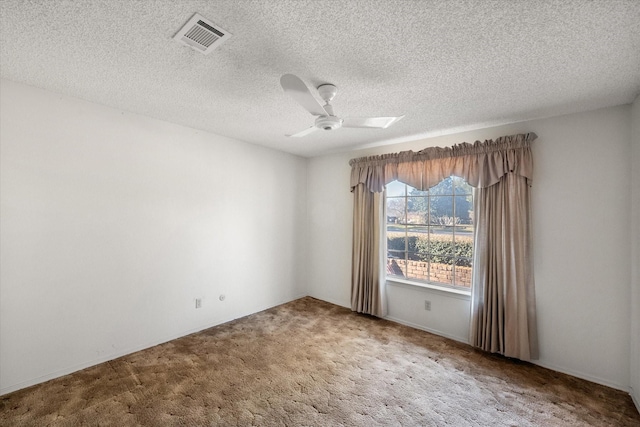 1611 Royal Mile Ct, Arlington, TX 76015 - carpeted spare room with a ceiling fan and a textured ceiling