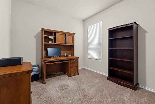 1037 Doe Meadow Dr, Fort Worth, TX 76028 - office featuring light carpet and baseboards