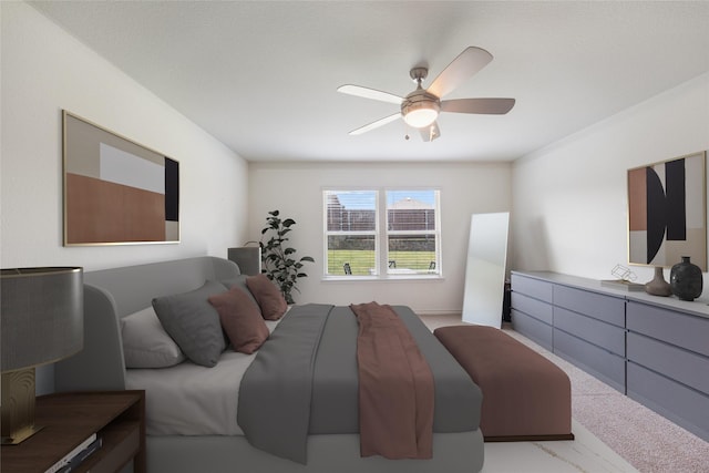 816 Adair Dr, Aubrey, TX 76227 - bedroom with carpet flooring and a ceiling fan