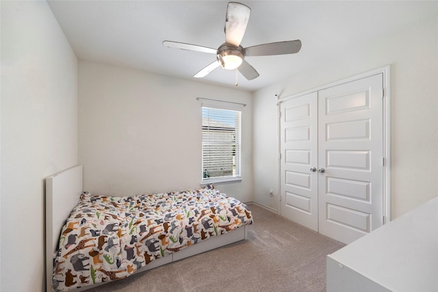 816 Adair Dr, Aubrey, TX 76227 - carpeted bedroom featuring a closet and ceiling fan