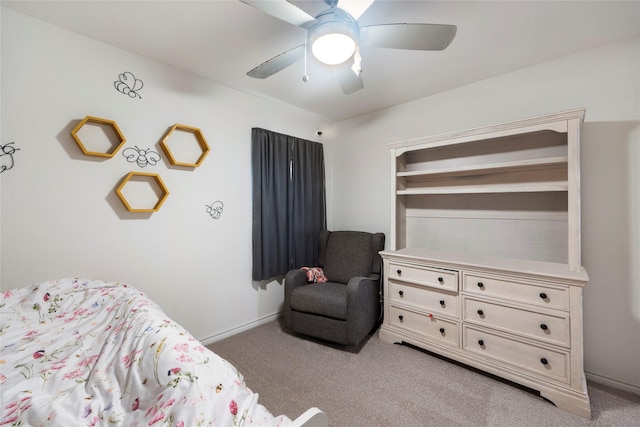 816 Adair Dr, Aubrey, TX 76227 - carpeted bedroom with ceiling fan and baseboards