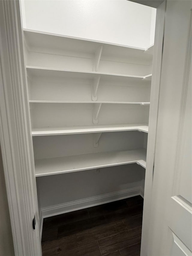 view of storage area
