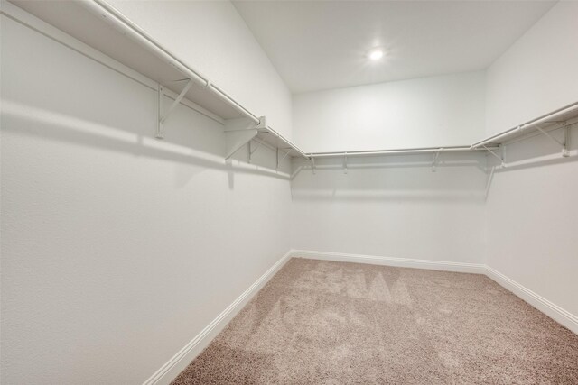 406 Eaton Dr, Justin, TX 76247 - walk in closet featuring light carpet