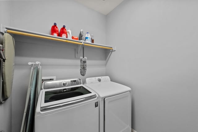 11317 Denet Creek Ln, Fort Worth, TX 76108 - washroom with washing machine and clothes dryer and laundry area