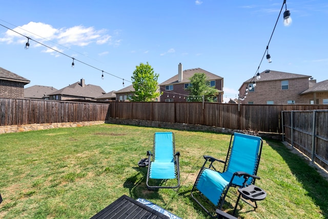 11317 Denet Creek Ln, Fort Worth, TX 76108 - view of yard featuring a fenced backyard and a residential view