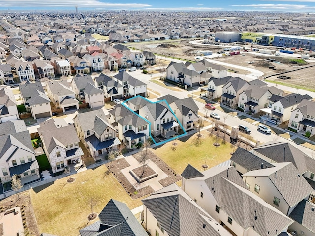 4126 Hap Arnold Mews, Frisco, TX 75034 - birds eye view of property with a residential view