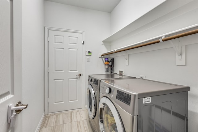 3721 Homeplace Dr, Celina, TX 75009 - laundry area with washer and dryer and baseboards