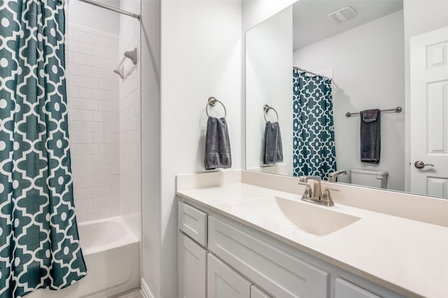 3721 Homeplace Dr, Celina, TX 75009 - full bathroom featuring vanity and shower / bath combo with shower curtain