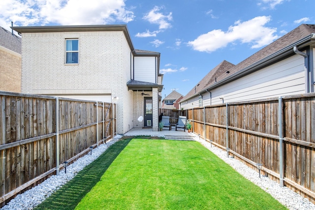 3640 Sevilla Dr, Frisco, TX 75034 - fenced backyard featuring a patio