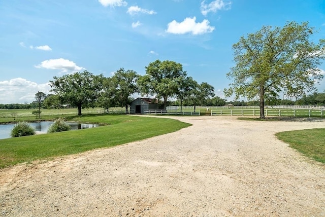 3163 Ranch Rd, Athens, TX 75751 - surrounding community featuring a water view and an outdoor structure