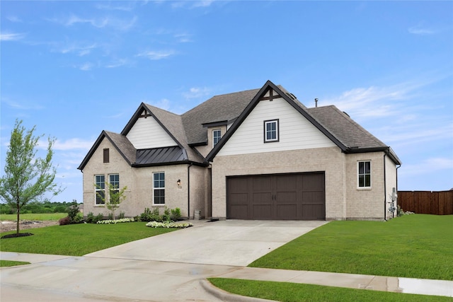 2109 Stratford Rd, Rockwall, TX 75087 - view of front of house featuring brick siding, concrete driveway, and a shingled roof