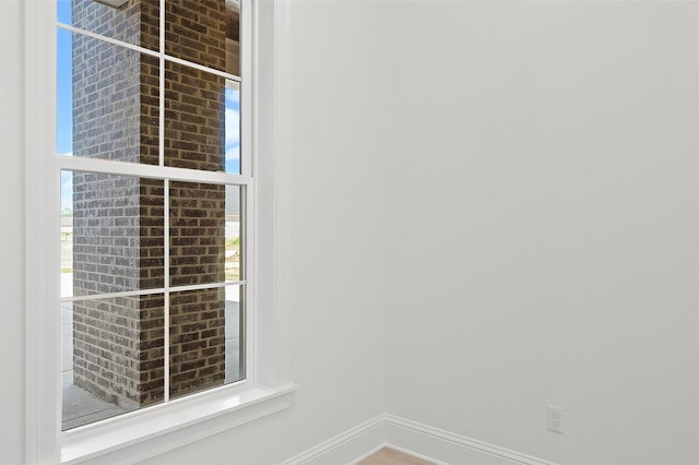 interior details with baseboards