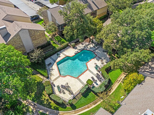 5300 Keller Springs Rd Unit 2044, Dallas, TX 75248 - drone / aerial view